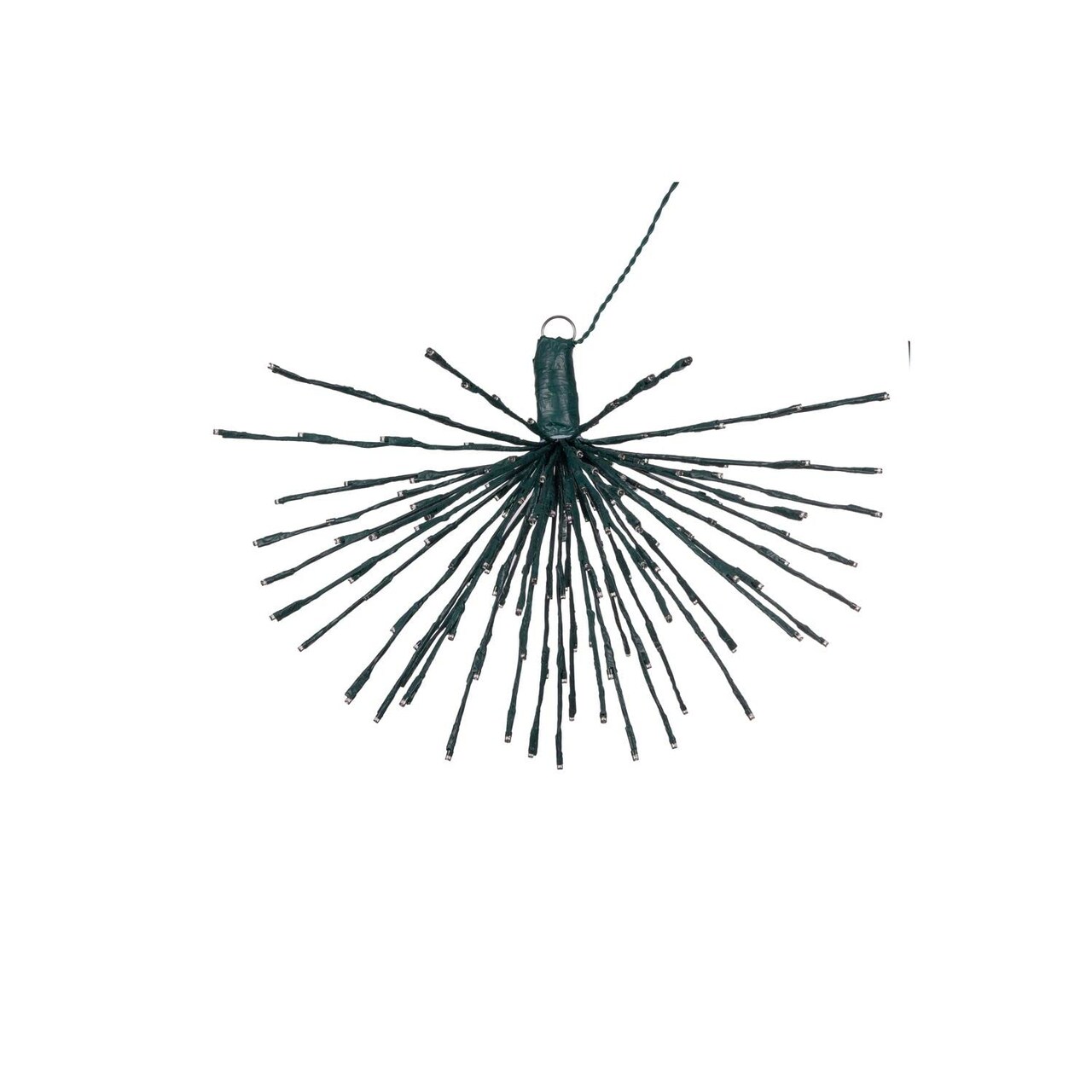 Vickerman 160Lt x 24" Green Starburst Pure White Twinkle 5mm LED Lights.